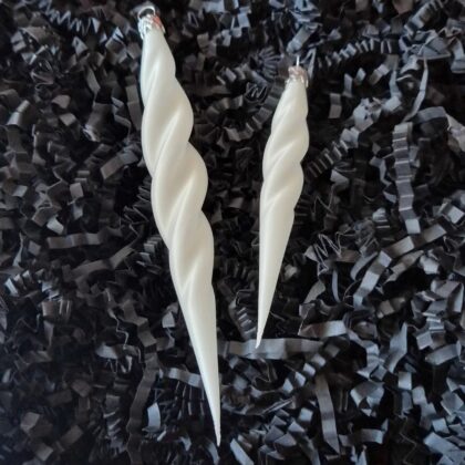Spiral Christmas Ornament pair 1 (BioPlastic)