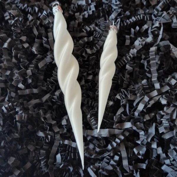 Spiral Christmas Ornament pair 1 (BioPlastic)