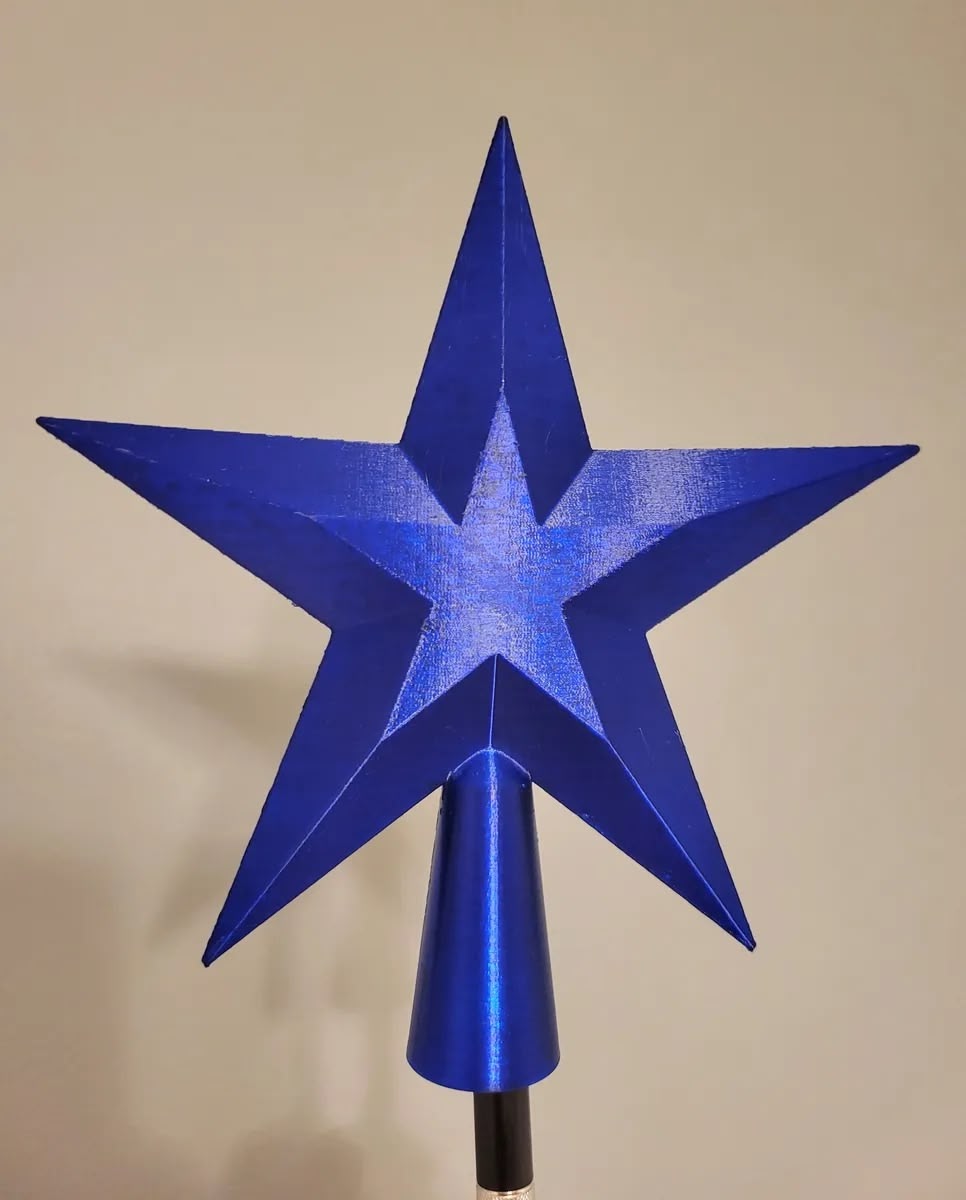 Star Tree Topper Christmas (BioPlastic) - Afbeelding 2