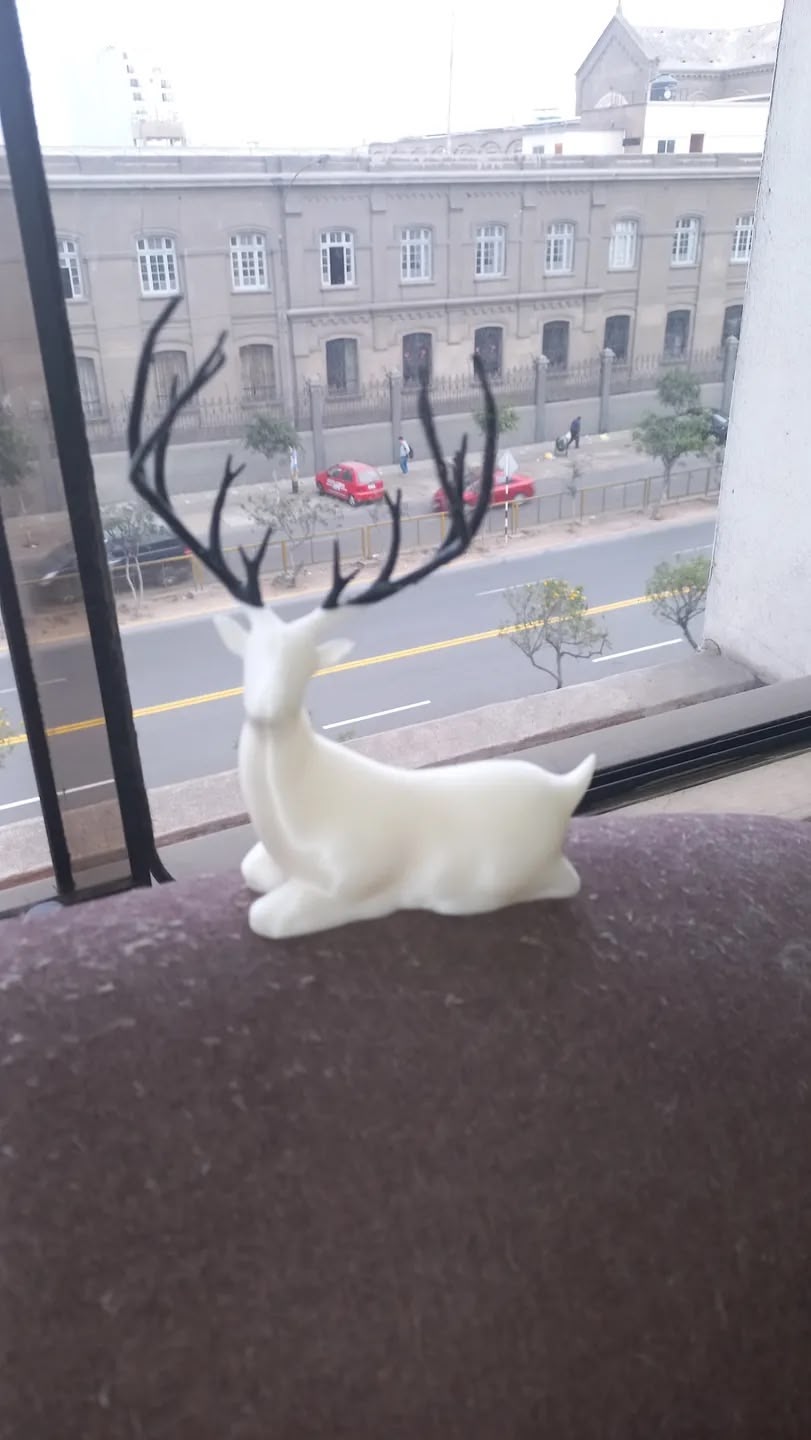 Reindeer Christmas Decoration (BioPlastic) - Afbeelding 7
