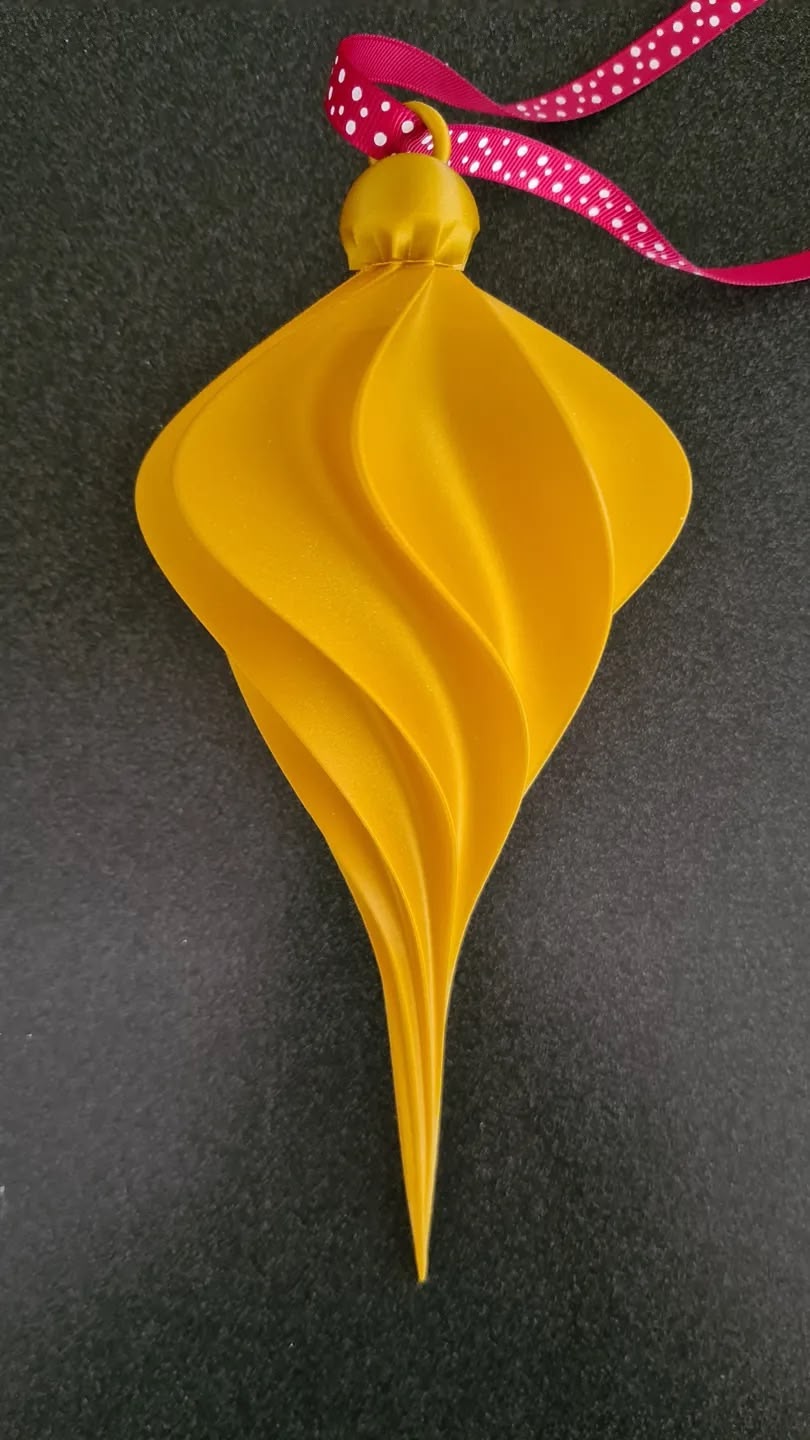 Spiral Christmas Ornament 2 (BioPlastic) - Afbeelding 4