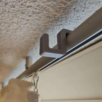 S Hook for "Ikea" curtain rod