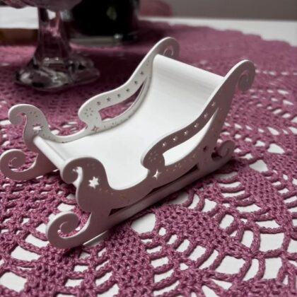 Christmas candy bowl sleigh