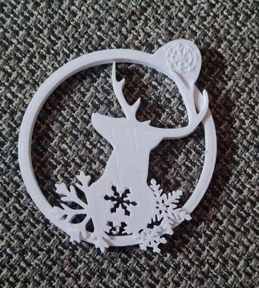 Reindeer Christmas Ornament