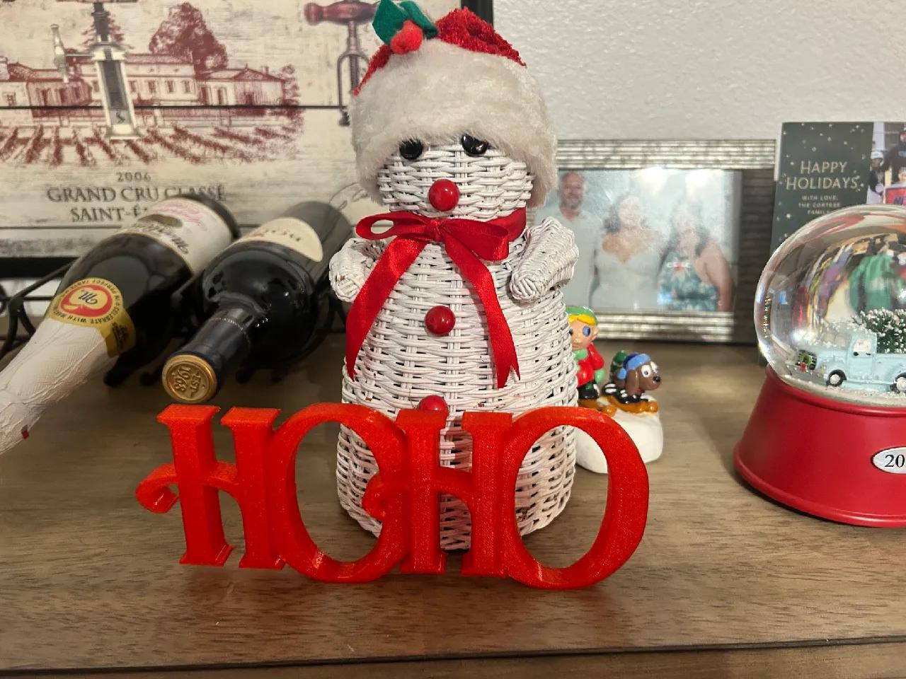 Hoho Decor Sign