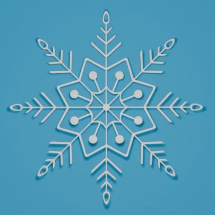 Snowflake Ornament 3