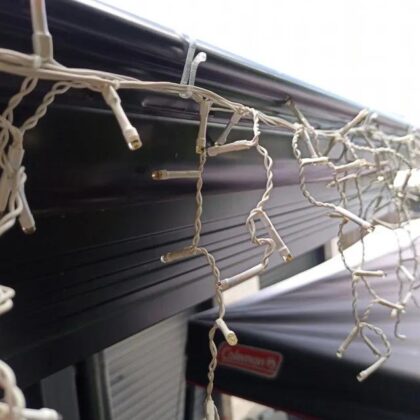 Christmas lighting gutter hook