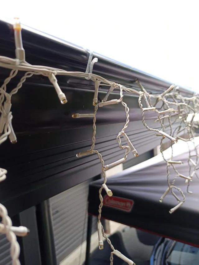 Christmas lighting gutter hook