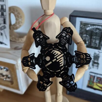 Darth Vader Death Star Snowflake