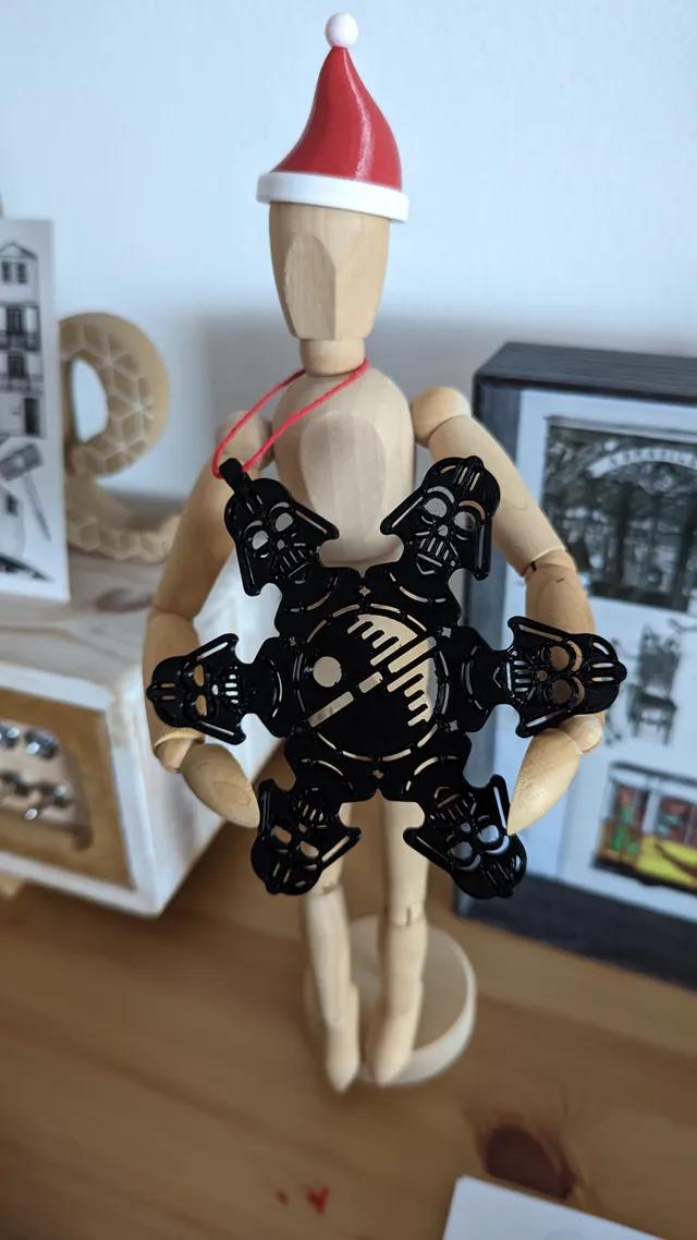 Darth Vader Death Star Snowflake