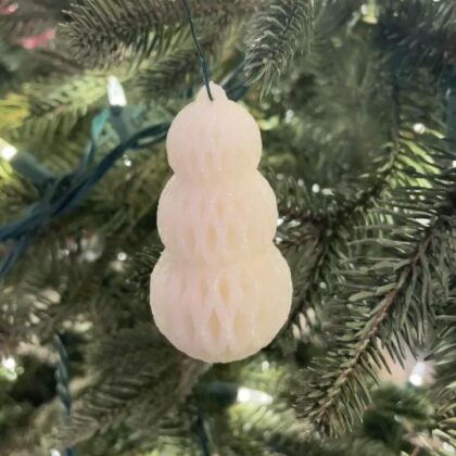Stylized Snowman Ornament