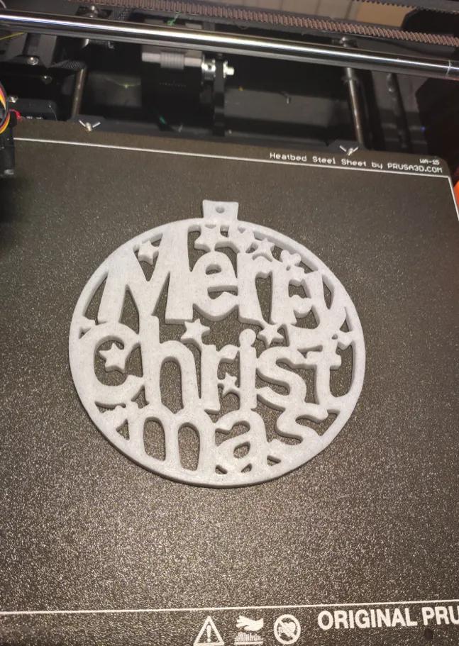 Merry Christmas Tree Ornament