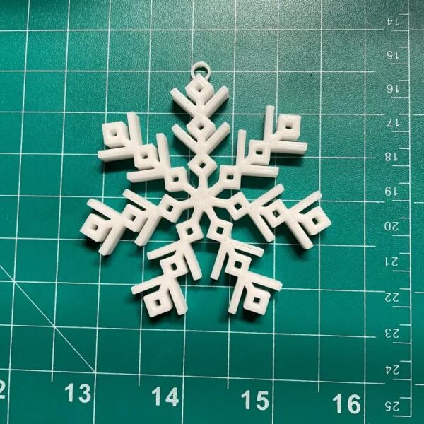 Christmas Snowflake Ornament