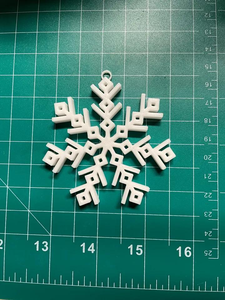 Christmas Snowflake Ornament