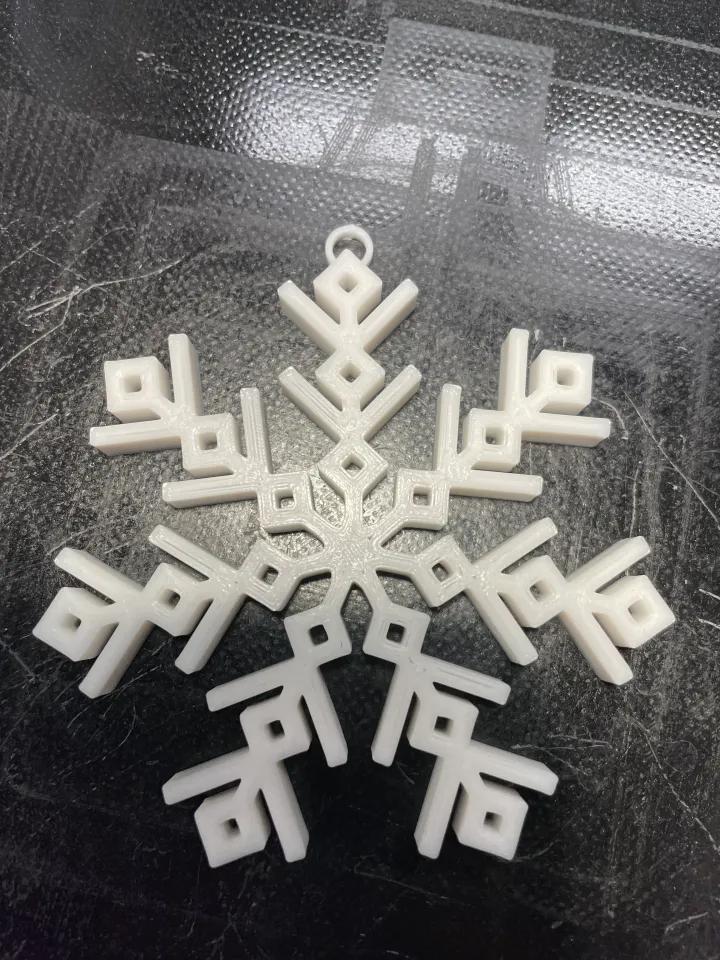 Christmas Snowflake Ornament - Afbeelding 2