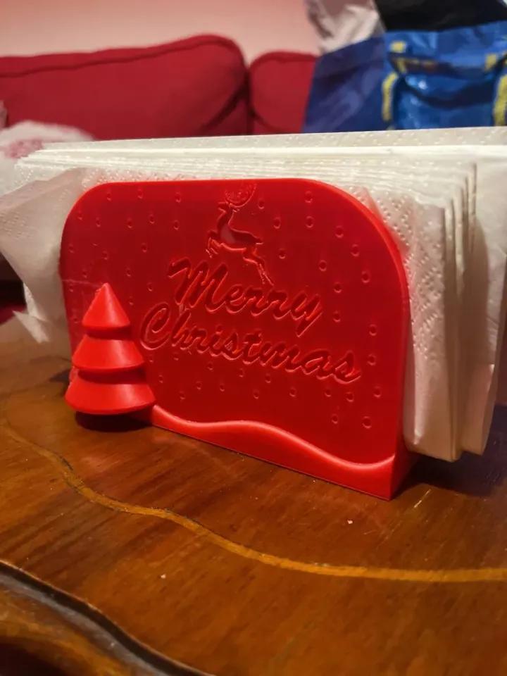 Christmas napkin holder