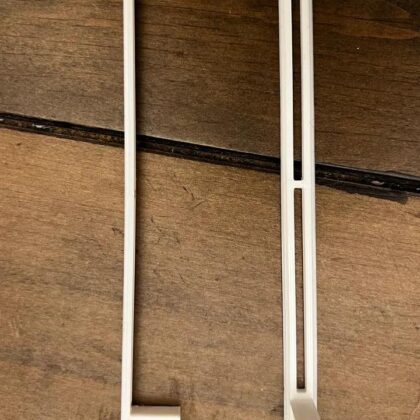 Permanent/screw-less behind gutter Christmas lights hook