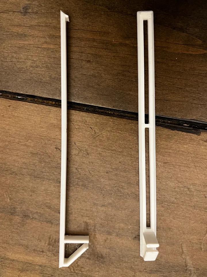 Permanent/screw-less behind gutter Christmas lights hook