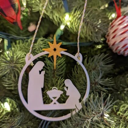 Nativity Outline Ornament