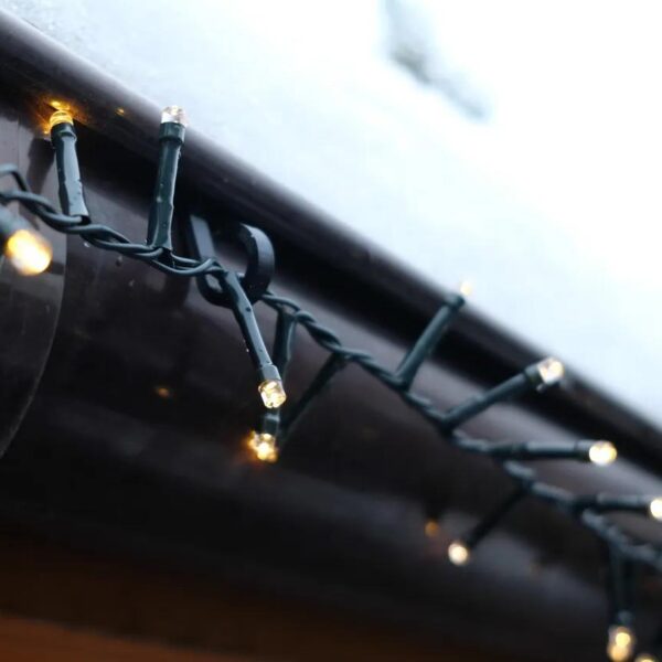 Plastic gutters hook for christmas light chain