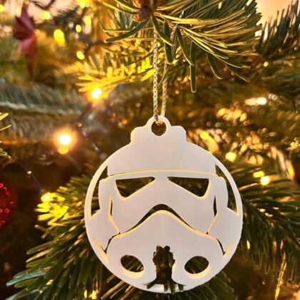STAR WARS - Starship and Stormtropper Christmas deco