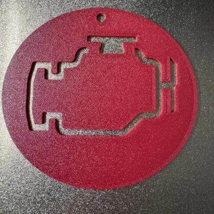 Check engine ornament