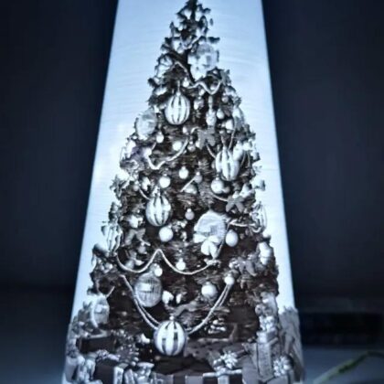 Christmas tree. v³ Led lamp. falco*sign.