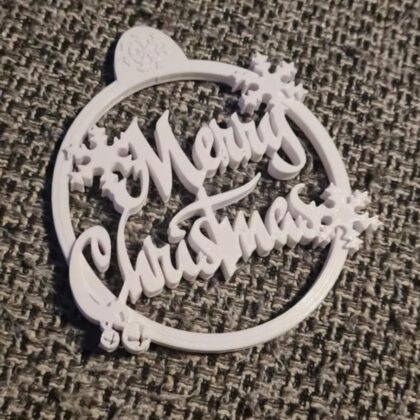 Merry Christmas ornament