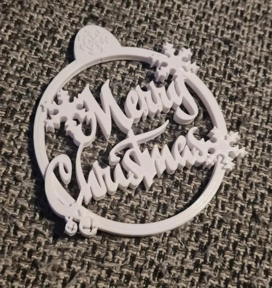 Merry Christmas ornament