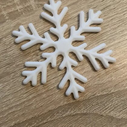 Snowflake Christmas Ornament 6 (BioPlastic)