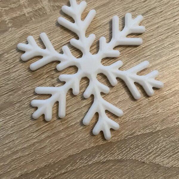 Snowflake Christmas Ornament 6 (BioPlastic)