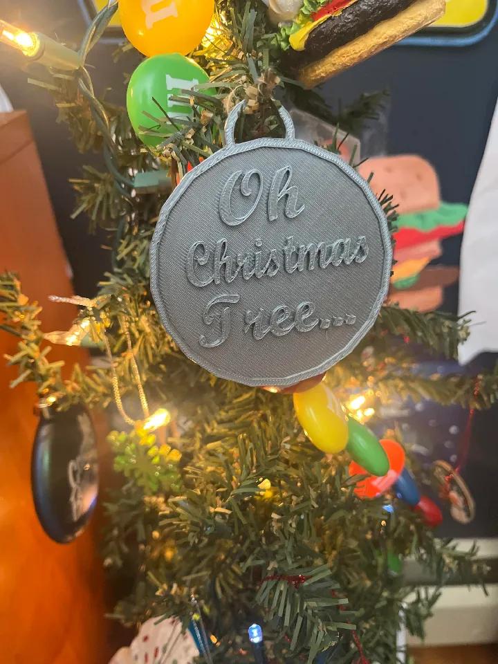 Oh Christmas Tree.. ornament, one piece - Afbeelding 2
