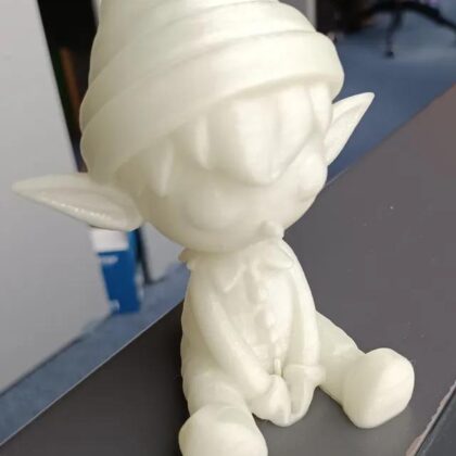 Adorable Minimalist Christmas Elf – A 3D Printed Holiday Delight!