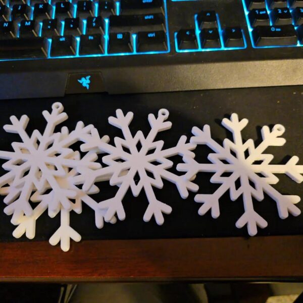 Snowflake hanger