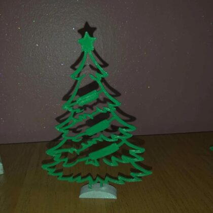 Christmas tree with names
