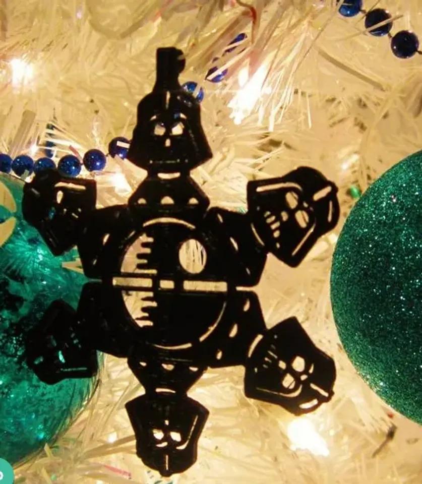 Darth Vader Death Star Snowflake - Afbeelding 5