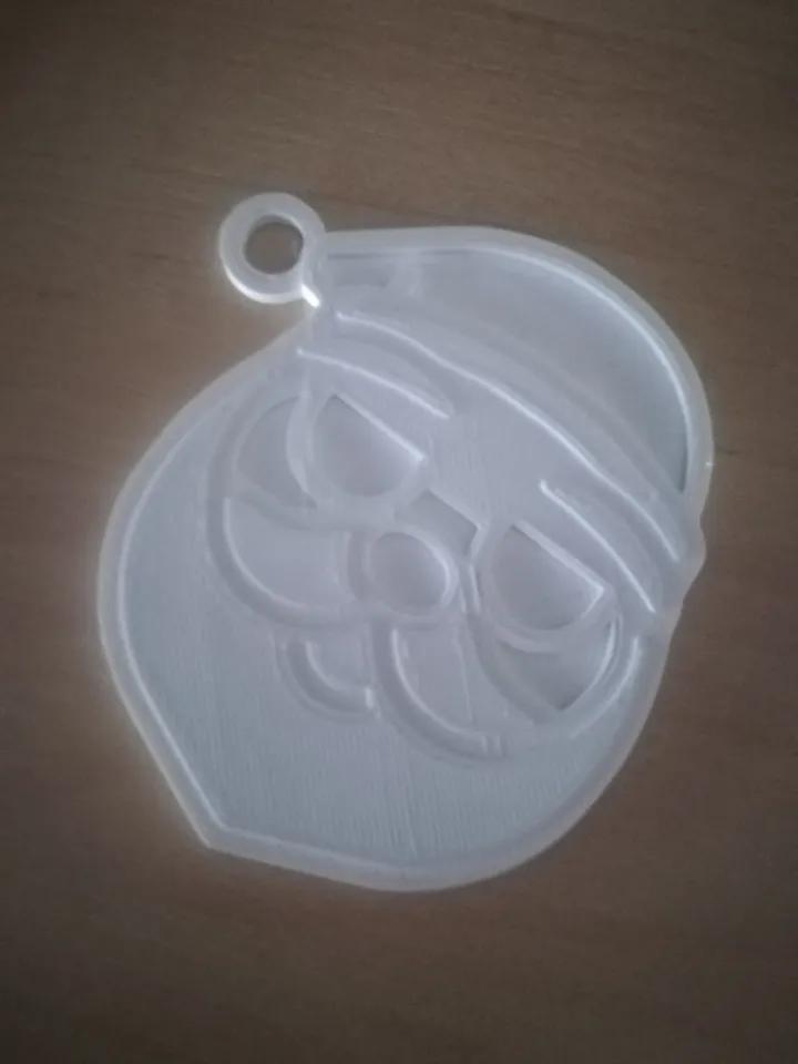 Santa Keychain