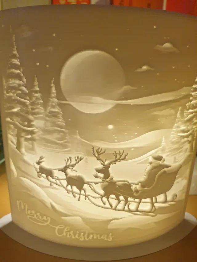 Lithophane Merry Christmas - greeting card - Afbeelding 4