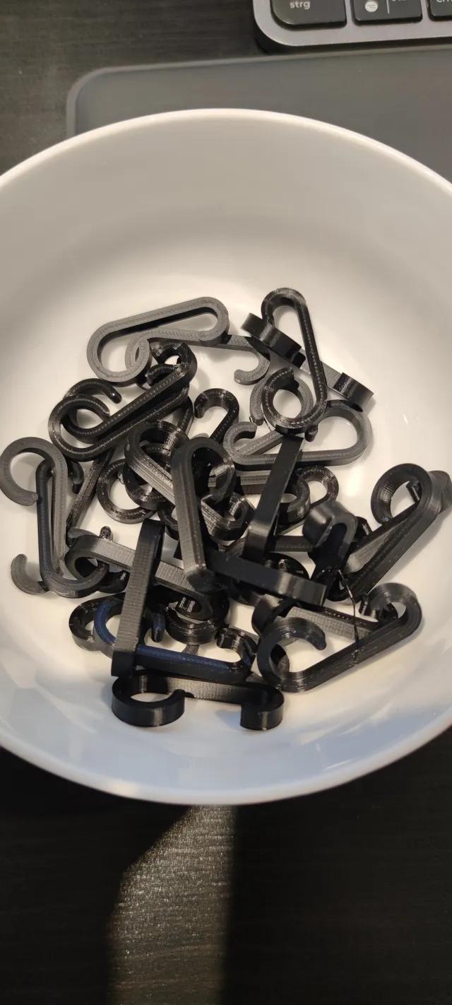 Plastic gutters hook for christmas light chain - Afbeelding 3