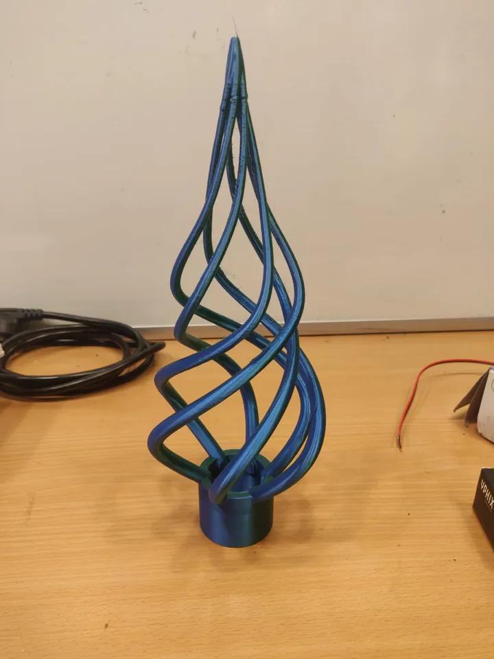Swirly christmas tree topper - Afbeelding 2