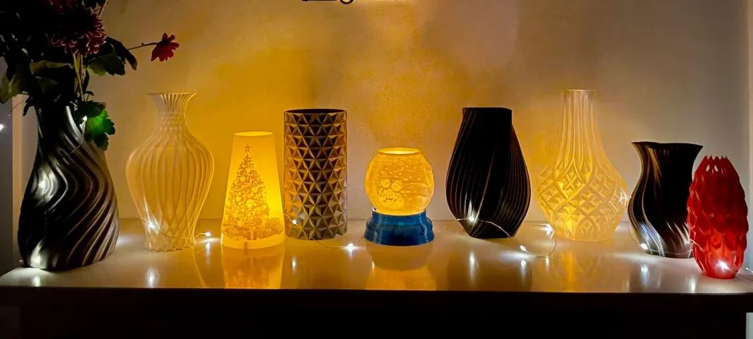 Christmas tree. Led lamp. falco*sign. - Afbeelding 2