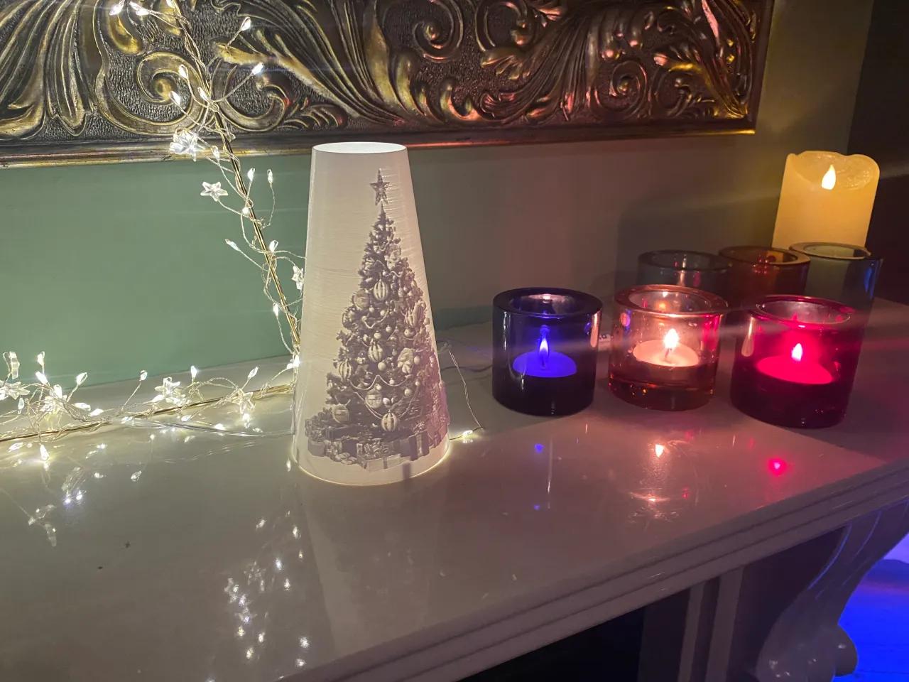 Christmas tree. Led lamp. falco*sign. - Afbeelding 3