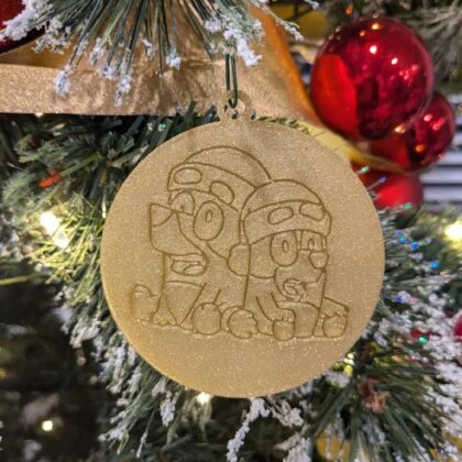 Bluey Christmas Ornament