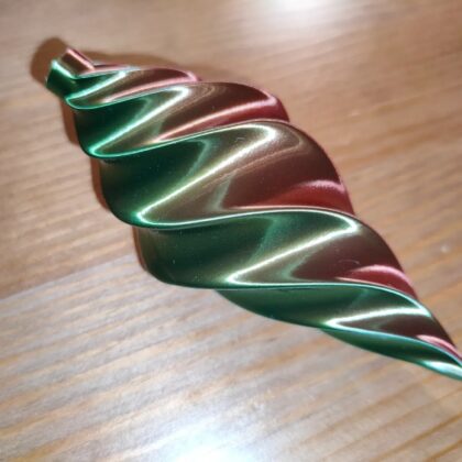 Spiral Christmas Ornament 6 (BioPlastic)