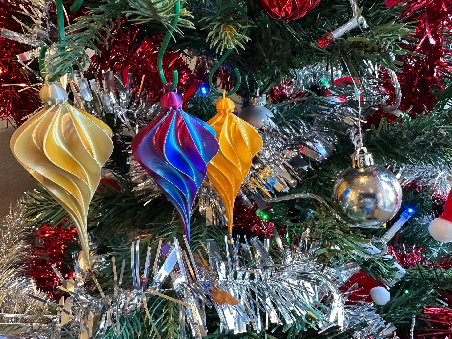 Spiral Christmas Ornament 2 (BioPlastic) - Afbeelding 5