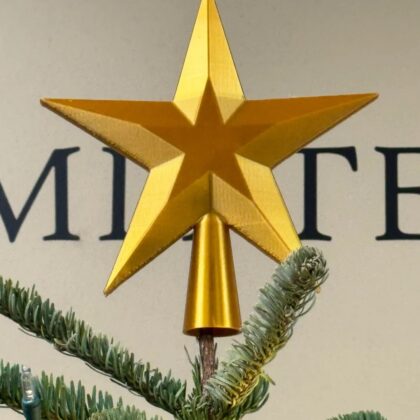 Star Tree Topper Christmas (BioPlastic)