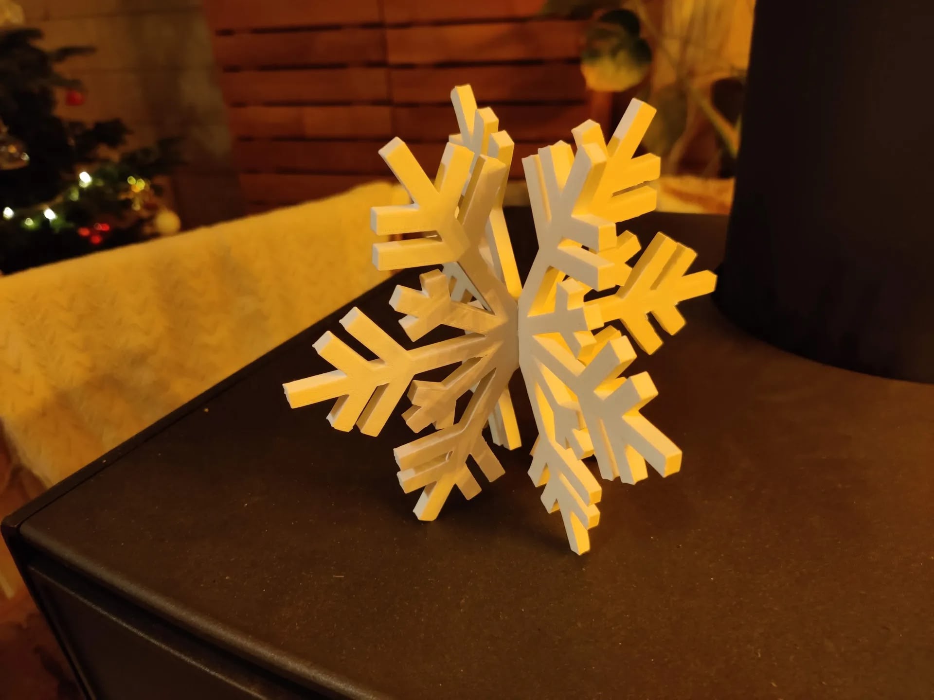 Snowflake Tree Topper Christmas (BioPlastic) - Afbeelding 12