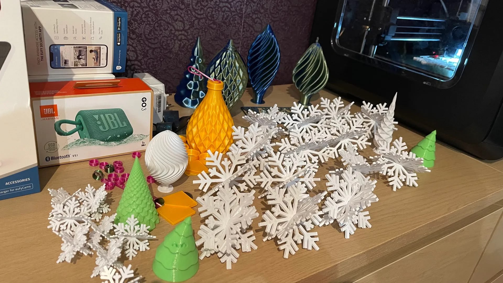 Snowflake Christmas Ornament 9 (BioPlastic) - Afbeelding 10