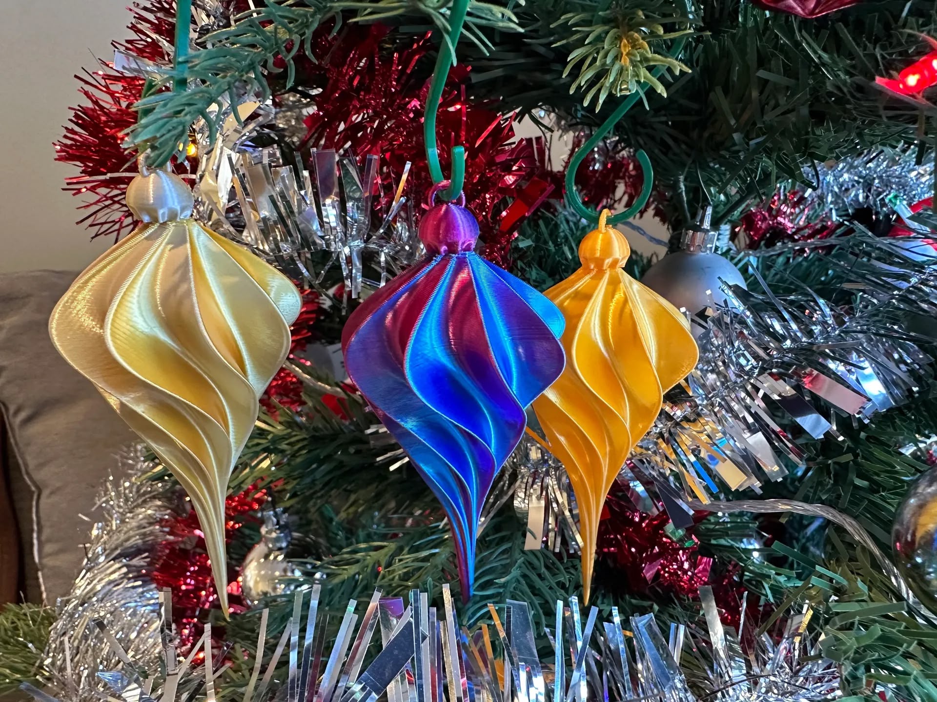 Spiral Christmas Ornament 2 (BioPlastic) - Afbeelding 12